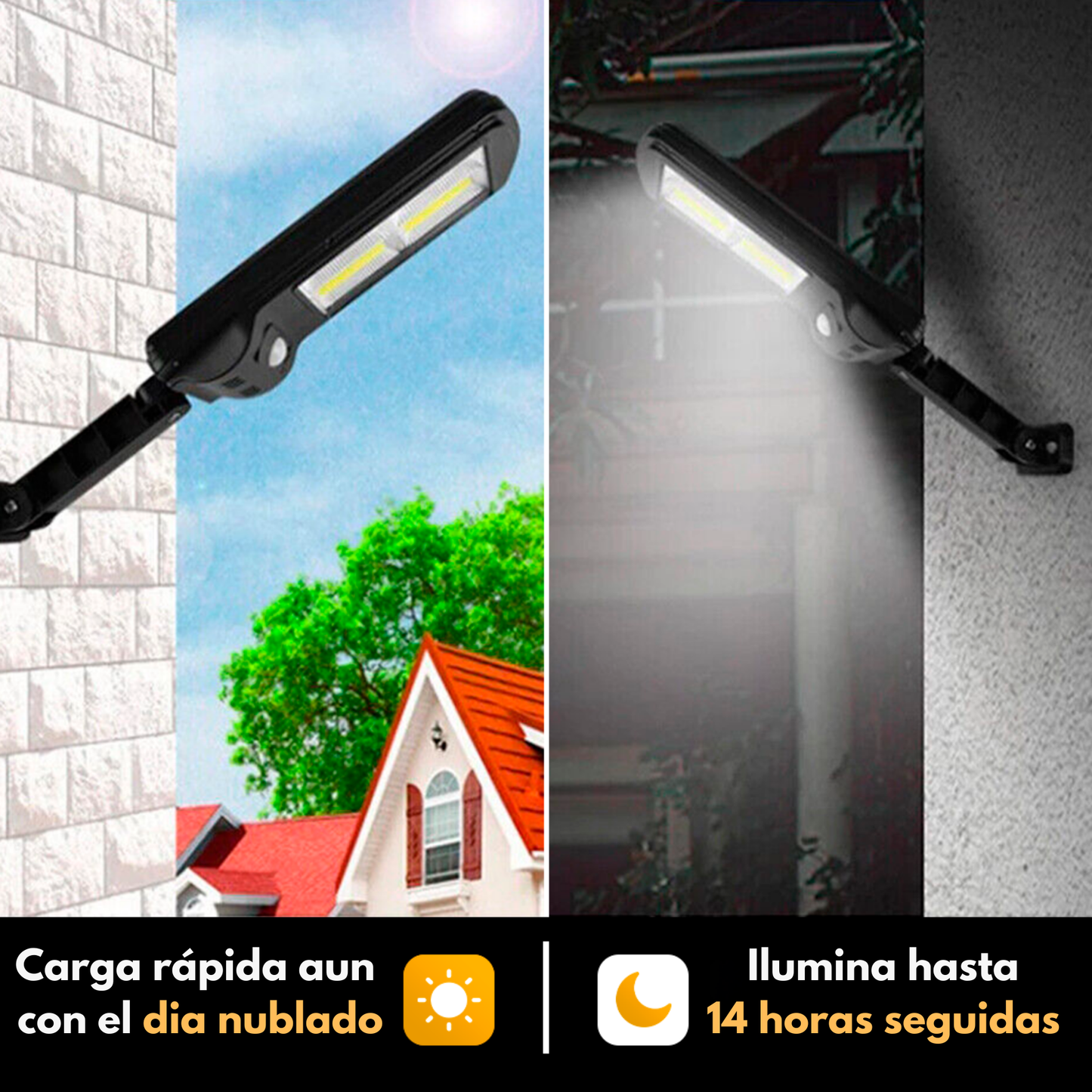 Lámpara Solar 10000 Lumens | Modelo 2025 Solar Check™️