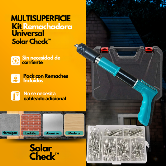 Remachadora a Presión Automatica SolarCheck™