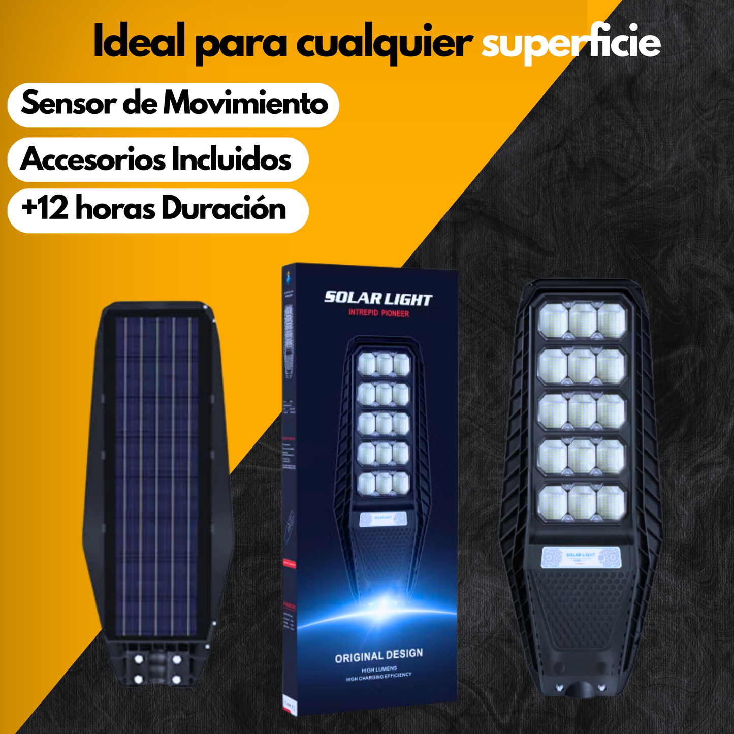 Lámpara Solar 850w | Modelo 2025 Solar Check™