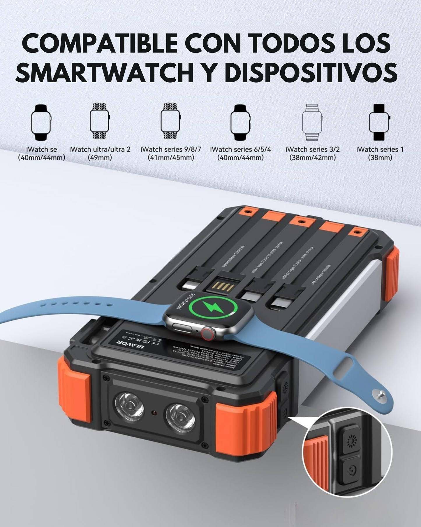 Power Bank 10000Ah de Carga Simultanea