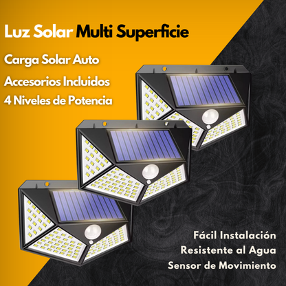 Luz Led con Panel solar de Interior y Exterior 100w