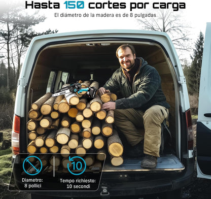 Mini motosierra inalámbrica SolarCheck™ Portátil para trabajos de jardinería y bricolaje
